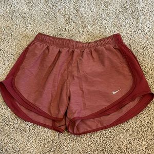 Dri-Fit Nike pinky red athletic shorts